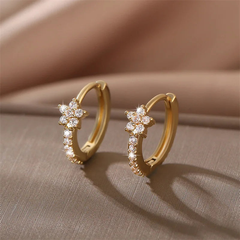 Clara Flower Hoop Piercing