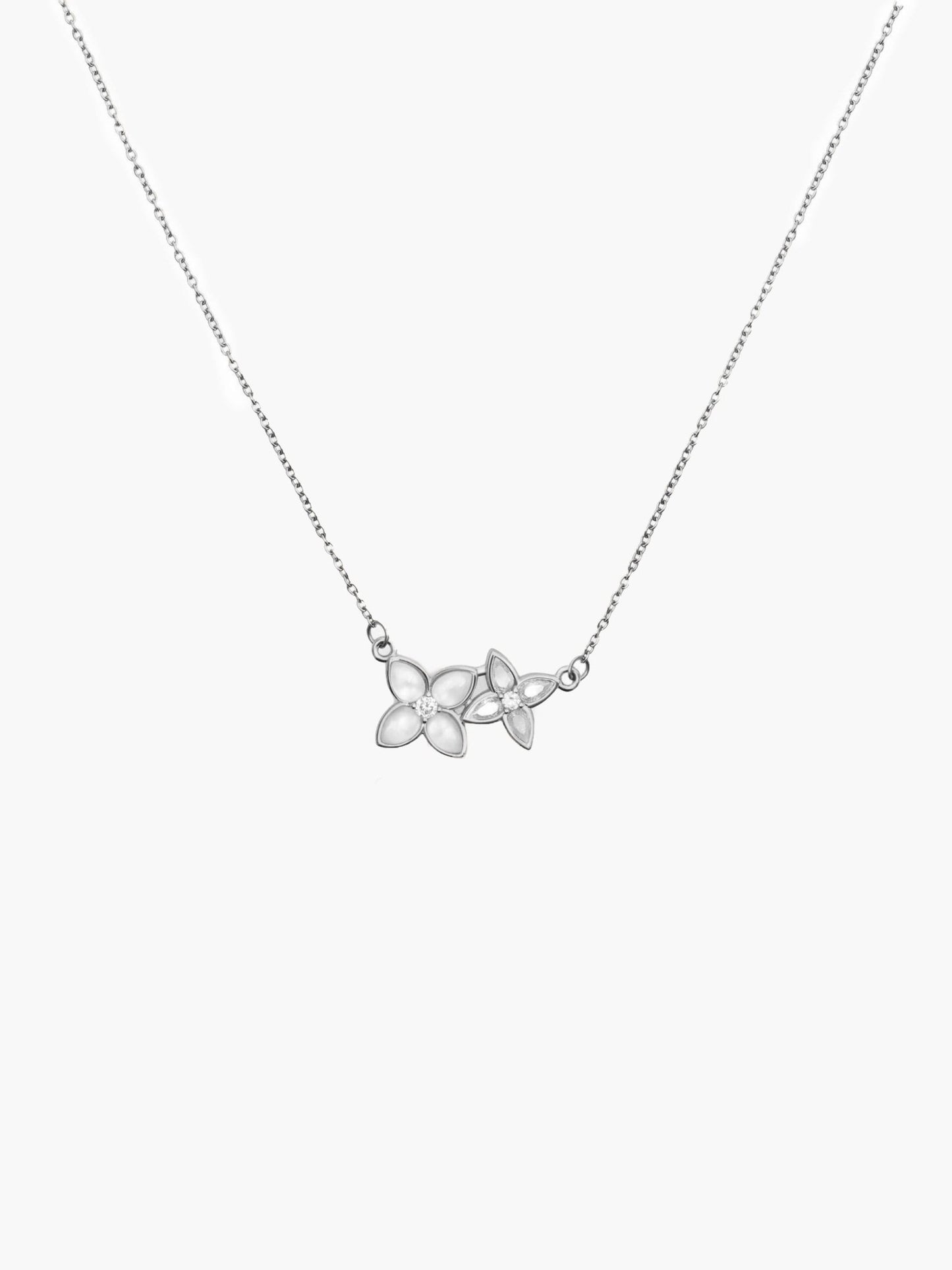 ZEYA - Camellia Gold Necklace - Adjustable 18 Carat Gold Plated Daisy Design for Perfect Fit