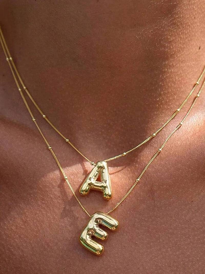 Eveline Letter Necklace Jewelry