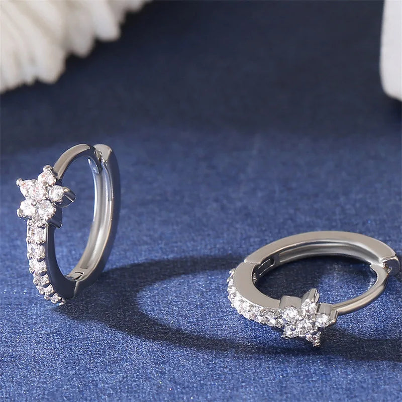 Clara Flower Hoop Piercing