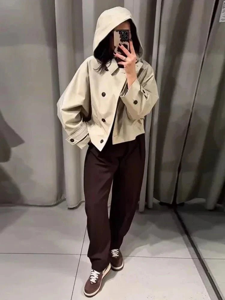 ZEYA - Juliet Hooded Trench Coata