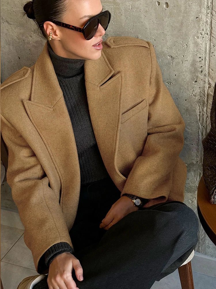 ZEYA - Tatiana Blazer with Shoulder Pads