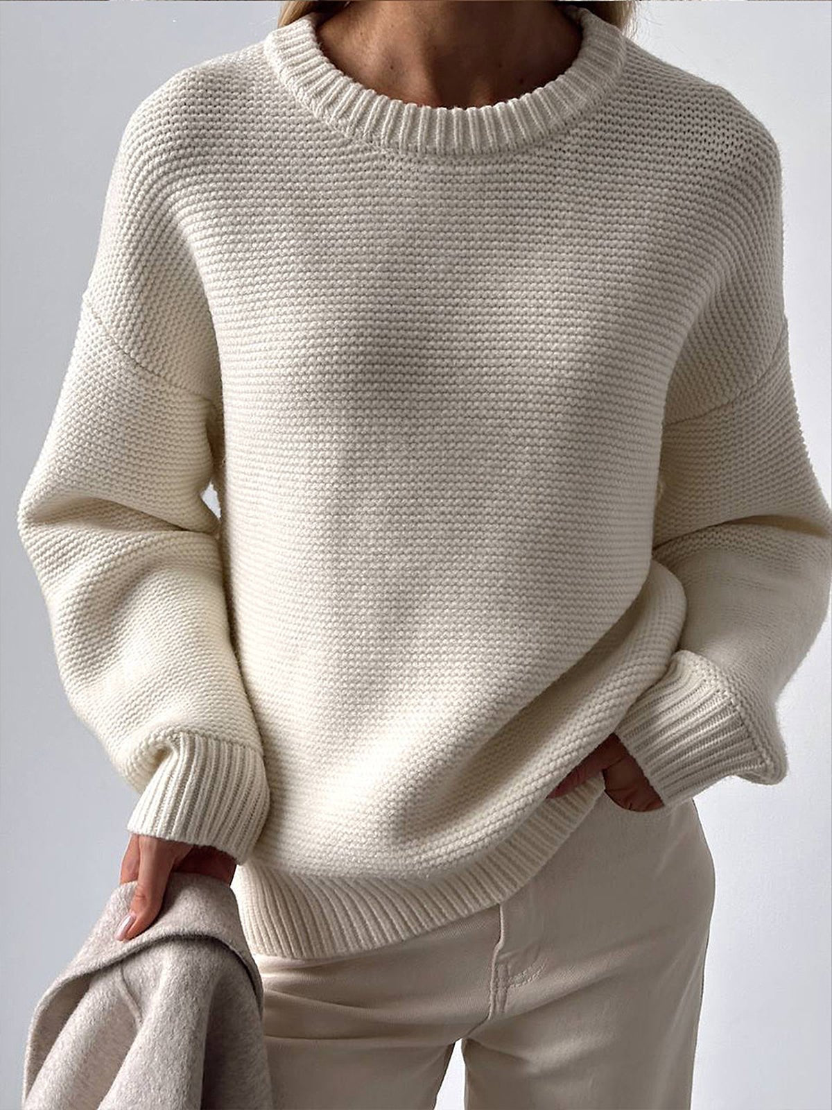 ZEYA - Via Creme Knit Sweater