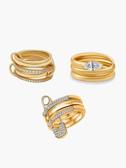 ZEYA - ZEYA Signature Ring Bundle